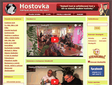 Tablet Screenshot of hostovka.cz